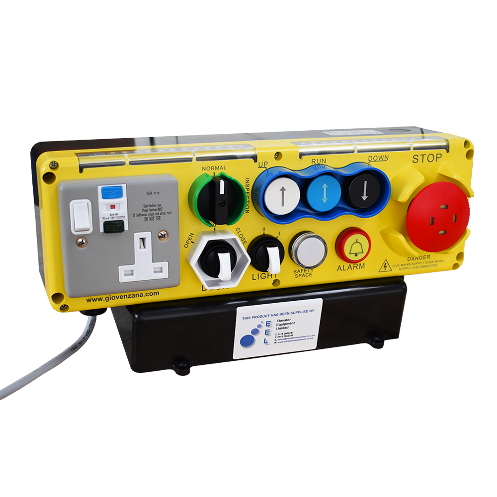 Slimline Car Top Control Unit With Emergency Back Up Elevator Equipment